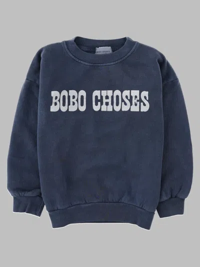 Bobo Choses Kids Unisex Pop Sweatshirt In Blue