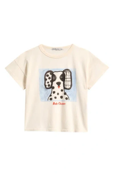 Bobo Choses Kids' Van Dog Organic Cotton Graphic T-shirt In Neutral