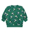 Bobo Choses La Oca All Over Sweatshirt In Green
