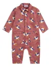 Bobo Choses La Oca Collared Jumpsuit In Pink