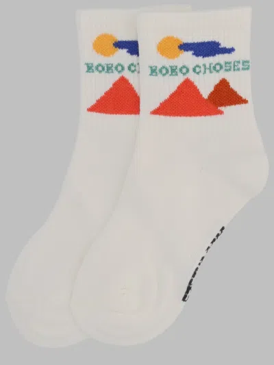 Bobo Choses Landscape Short Socks In Multicolor
