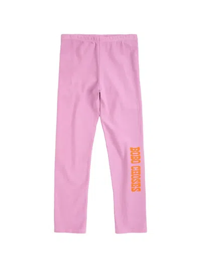 Bobo Choses Kids' Logo-print Leggings In Pink
