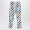 Bobo Choses Leggings With Multicolour Geometric Pattern In Multi