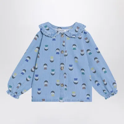 Bobo Choses Kids' Light Blue Denim Trousers