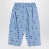 Bobo Choses Light Blue Denim Trousers In Blue