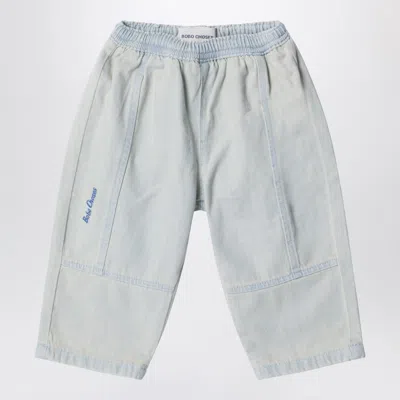 Bobo Choses Kids'  Light Blue Denim Trousers