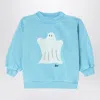 Bobo Choses Light Blue Sweatshirt In Organic Cotton In Light Blue