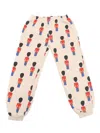 Bobo Choses Little Tin Soldiers All Over Jogging Pants In Brown