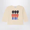 Bobo Choses Little Tin Soldiers Ivory T-shirt In White