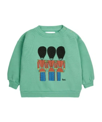 Bobo Choses Babies' Little Tin Soldiers Sweatshirt In Green