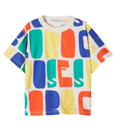 Bobo Choses Kids' Logo Colorblock Cotton T-shirt In Multi