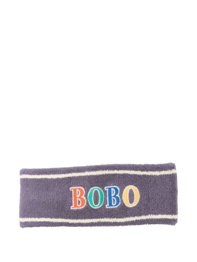 Bobo Choses Kids' Logo-embroidered Headband In Gray