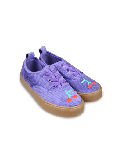 Bobo Choses Kids' Logo-embroidered Sneakers In Purple