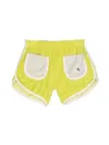 Bobo Choses Logo-embroidered Terry Shorts In 绿色