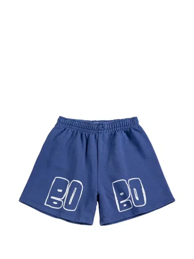 Bobo Choses Kids' Logo-print Shorts In Blue