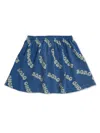 Bobo Choses Logo-print Skirt In 蓝色