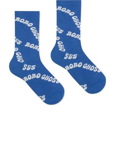Bobo Choses Kids' Logo-print Socks In Red