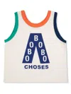 Bobo Choses Logo-print Top In Weiss