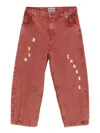 Bobo Choses Logo-print Trousers In Red
