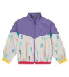 Bobo Choses Logo Printed Colorblocked Jacket In Multi