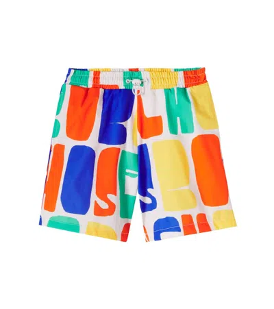 Bobo Choses Kids' Logo Printed Swim Shorts In Multi