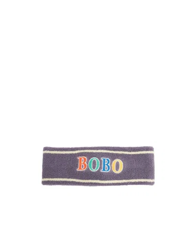 Bobo Choses Logo Terry Headband In Gray
