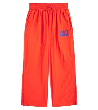 Bobo Choses Kids' Logo Track Pants In Red