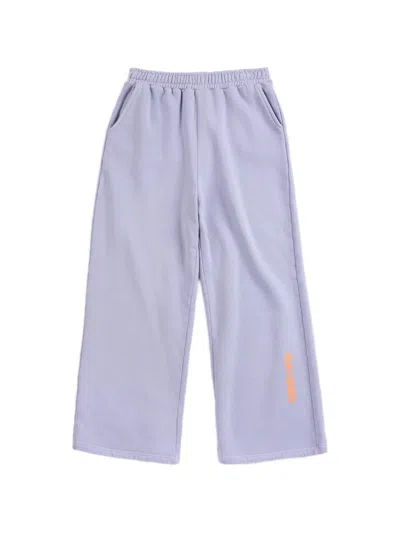 Bobo Choses Kids' Logo-print Track Pants In Purple