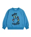 Bobo Choses Long Sleeve Sweatshirt In Blue