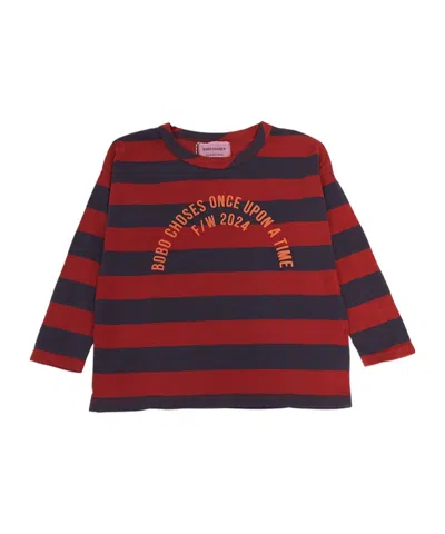 Bobo Choses Kids' Long-sleeved T-shirt In Red