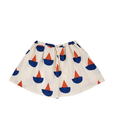 Bobo Choses Loose Waist Skirt In White