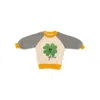 Bobo Choses 'lucky Clover' Crewneck Sweatshirt Kids In Gray
