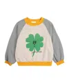 Bobo Choses Lucky Clover Ranglan Sweatshirt In Multi