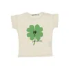 Bobo Choses 'lucky Clover' T-shirt Kids In Neutral