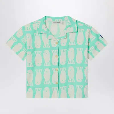 Bobo Choses Lucky Fish Green Water Shirt
