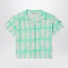 Bobo Choses Lucky Fish Green Water Shirt In Blue