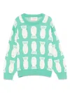Bobo Choses Lucky Fish Sweater In Green