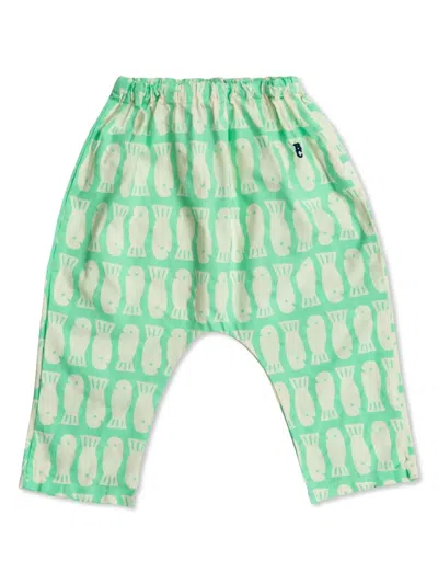 Bobo Choses Babies' Lucky Fish Trousers In Green