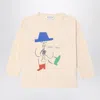 Bobo Choses Magic Flute Player T-shirt Ivory