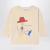 Bobo Choses Magic Flute Player T-shirt Ivory