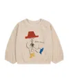 Bobo Choses Sweatshirt Magic Flute Player Ivory In Nude