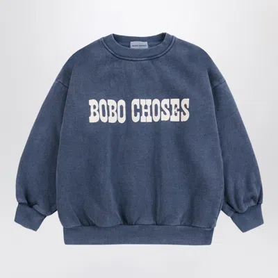 Bobo Choses Midnight Pop Cotton Sweatshirt In Blue