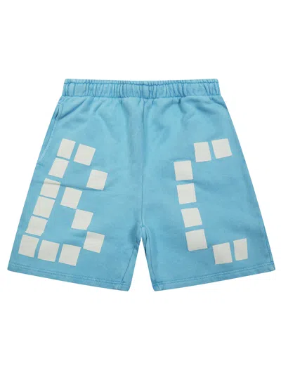 Bobo Choses Mini Bermuda Shorts For Kids In Azzurro