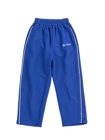 Bobo Choses Mini Cocoon Jogging Pants For Boys In Blue