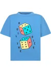 Bobo Choses Mini Creative Print T-shirt In Azzurro