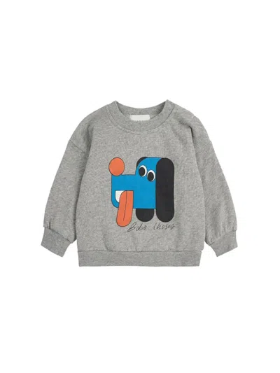 Bobo Choses Mini Doggy Sweater In Grey