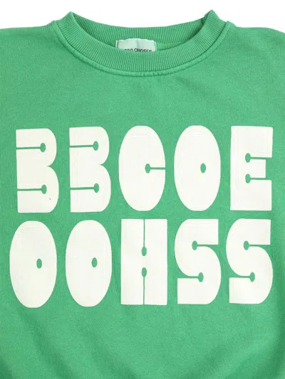 Bobo Choses Mini Eco-friendly Sweatshirt For Boys In Green