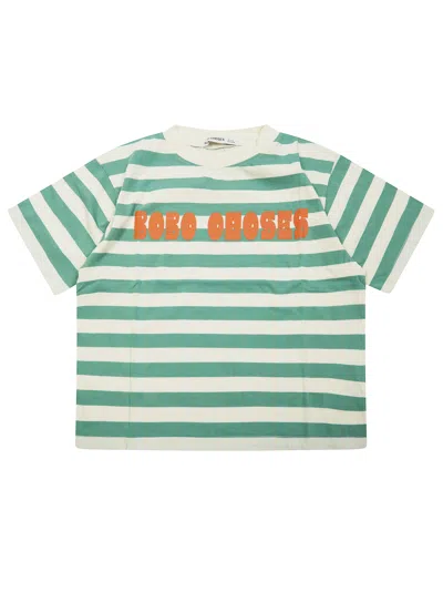 Bobo Choses Mini Friendly Farm T-shirt In Multicolor