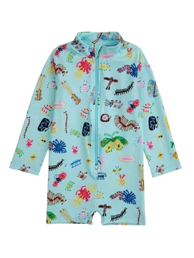 Bobo Choses Mini Funny Insects Costume In Azure