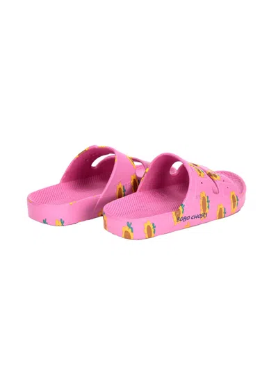 Bobo Choses Mini Girls' Sandals In Fuchsia